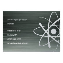 Átomo - cartão de visita do cientista