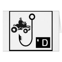 ATV enganchado Cartões