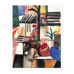 August_Macke - equipe com a aguarela 1914 do asno Cartões Postais