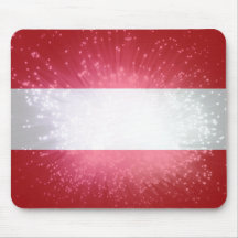 Áustria; Österreich Flagge Mousepads