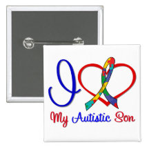 Autismo eu amo meu filho autístico pins