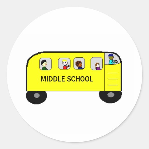 AUTO ESCOLAR - seu produto da escola Adesivo Em Formato Redondo