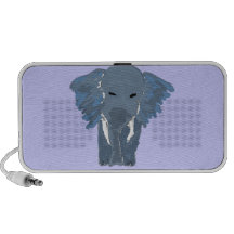 Auto-falante artística CD do elefante Caixinhas De Som Para Laptop