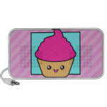 Auto-falante bonito mega do cupcake de Kawaii Caixinhas De Som Para iPod