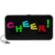 Auto-falante Cheerleading do Doodle do esporte Caixinhas De Som Para Laptop