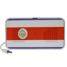 Auto-falante da bandeira de Costa Rica Caixinhas De Som Para iPod
