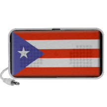 Auto-falante da bandeira de Puerto Rico Caixinha De Som Para Mini