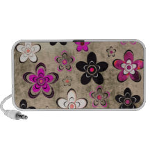 Auto-falante de flower power caixinhas de som para mini