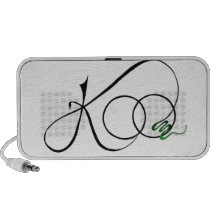 Auto-falante do Doodle com logotipo - cor Caixinha De Som Para Notebook