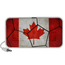 Auto-falante do Doodle da bola de futebol de Canad Caixinhas De Som Para iPhone