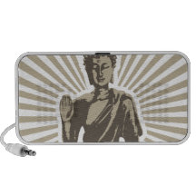 Auto-falante do Doodle de Buddha Caixinha De Som Para Mini