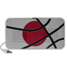 Auto-falante do Doodle do basquetebol de Japão Caixinha De Som De Viagem