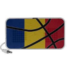 Auto-falante do Doodle do basquetebol de Romania Caixinha De Som Para Notebook