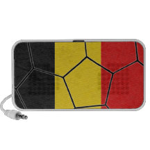 Auto-falante do Doodle do futebol de Bélgica Caixinha De Som Para Viagem