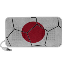 Auto-falante do Doodle do futebol de Japão Caixinhas De Som Portátil