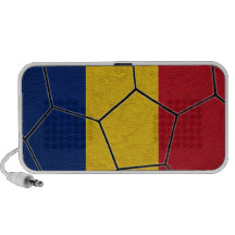 Auto-falante do Doodle do futebol de Romania Caixinhas De Som Para iPhone