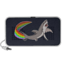 Auto-falante do Doodle do tubarão de Nyan Caixinhas De Som Para Notebook