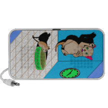 Auto-falante do gato de Scaredy Caixinhas De Som Para Mp3