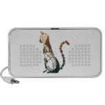 Auto-falante do gato de Steampunk Caixinha De Som Para iPod