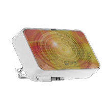 Auto-falante modernos do Doodle de Swirly Caixinhas De Som Para Laptop