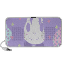 Auto-falante pastel do doodle de Kawaii Caixinhas De Som Para Mp3