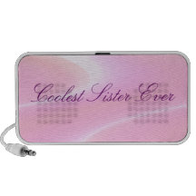Auto-falante personalizados acenados rosa do Doodl Caixinha De Som Para Notebook