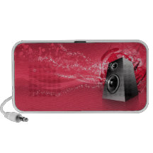 Auto-falante vermelho caixinhas de som para iPhone
