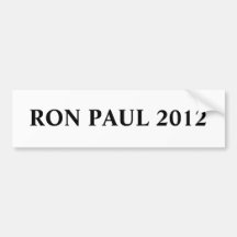 AUTOCOLANTE NO VIDRO TRASEIRO 2012 DE RON PAUL ADESIVOS