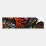 Autocolante no vidro traseiro da arte abstracta da adesivos
