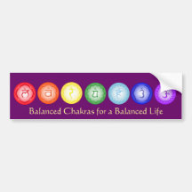 Autocolante no vidro traseiro de 7 Chakras Adesivos