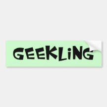 Autocolante no vidro traseiro de Geekling Adesivo