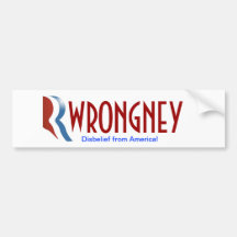 Autocolante no vidro traseiro de Romney - não o fa Adesivo