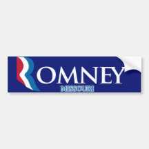 Autocolante no vidro traseiro de Romney Ryan Misso Adesivos
