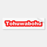 Autocolante no vidro traseiro de Tohuwabohu Adesivos