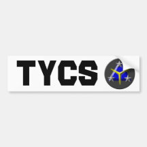 Autocolante no vidro traseiro de TYCS Adesivo