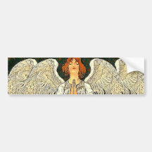 Autocolante no vidro traseiro do anjo do Pax Adesivo