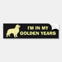 Autocolante no vidro traseiro do golden retriever adesivos
