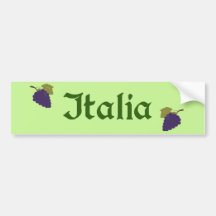 Autocolante no vidro traseiro do italiano da horte adesivos