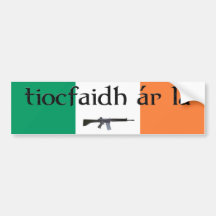 Autocolante no vidro traseiro do la de Tiocfaidh A Adesivos