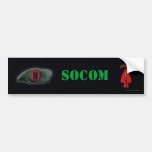 autocolante no vidro traseiro do socom do comando  adesivos