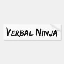 autocolante no vidro traseiro verbal do ninja adesivo