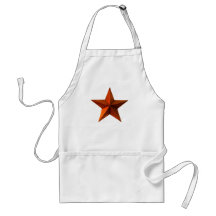 Avental vermelho da estrela