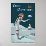 Aventuras lunares poster