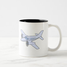 Avião Canecas