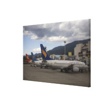Aviões de passageiros chineses domésticos do jato  impressão em tela canvas