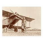 Aviões do vintage cartao postal