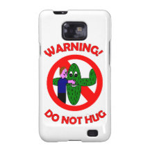 Aviso! Não abrace artigos Capa Para Galaxy S2
