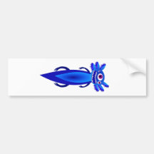 Axolotl monstro Blue Adesivo