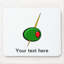 Azeitona verde com Pimento vermelho Mouse Pads