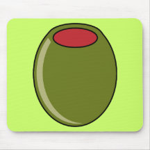 Azeitona verde mousepads